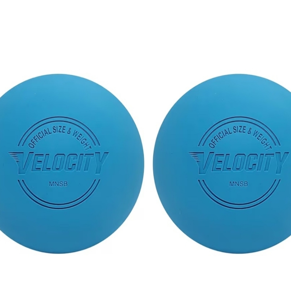 Velocity Sky Blue Practice Lacrosse Ball